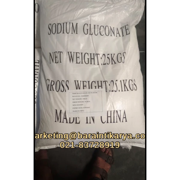 Sodium Gluconate (Natrium Glukonat) Bag 25 kg