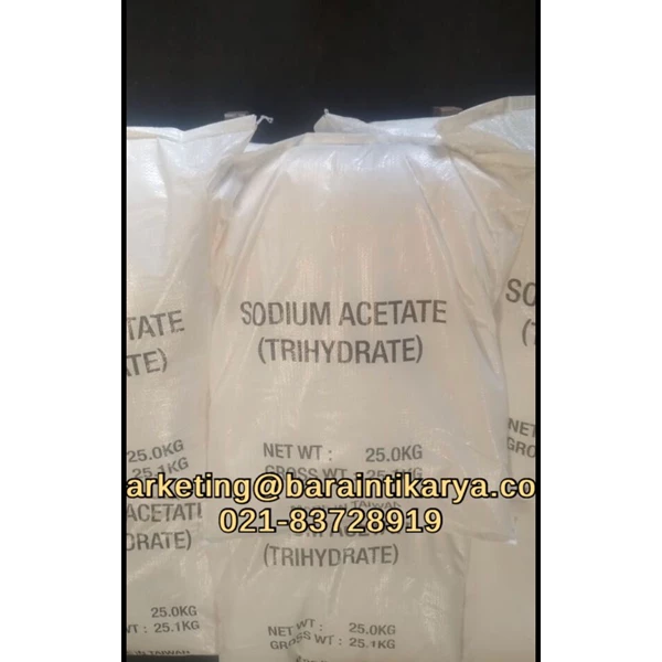 Sodium Acetate Trihydrate Bag 25 kg