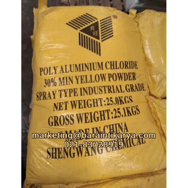 Poly Alumunium Chloride - PAC Yellow Bag 25kg